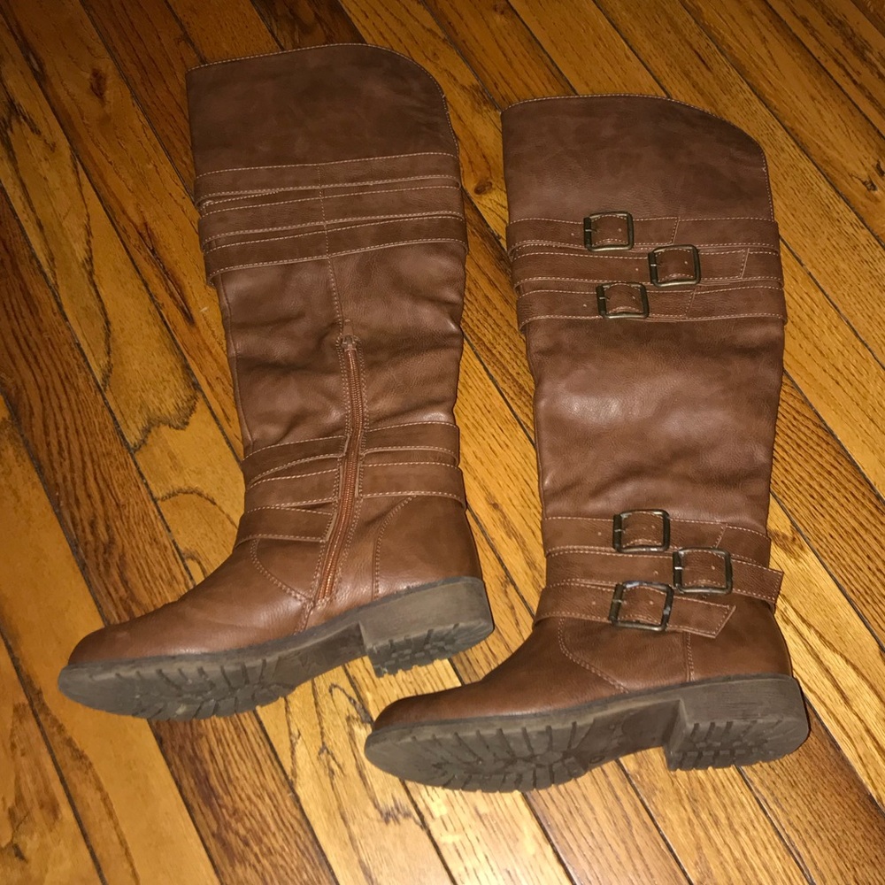Women's Brown Knee-High Boots